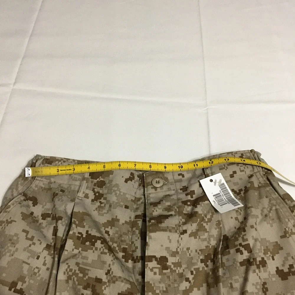 USMC Desert MARPAT Camo MCCUU Trousers Medium Short Uniform Tan NWT